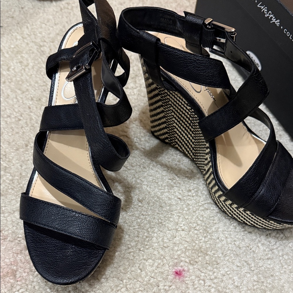 Jessica Simpson Strappy Wedge Sandals